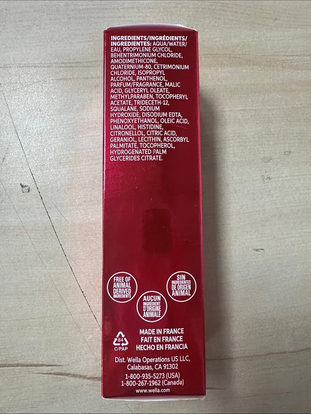 Wella Ultimate Repair Leave-In Treatment – Red